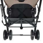 KikkaBoo kišobran kolica beetle 2 premium dark beige - Слика 3