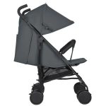 KikkaBoo kišobran kolica beetle 2 premium dark grey - Слика 8