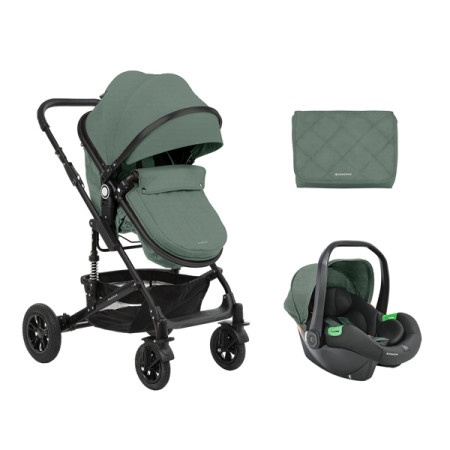 kikkaboo-kolica-amaia-mint-premium-set-2in1-sa-autosedistem-i-size100063015 KikkaBoo Kolica Amaia Mint premium set 2in1 sa autosedištem I-Size - Слика 1