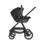 KikkaBoo Kolica Modena 3in1 set sa I-SIZE autosedištem i tvrdom korpom Black - Слика 4