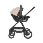 KikkaBoo Kolica Modena 3in1 set sa I-SIZE autosedištem i tvrdom korpom Beige - Слика 4