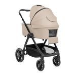 KikkaBoo Kolica Modena 3in1 set sa I-SIZE autosedištem i tvrdom korpom Beige - Слика 7