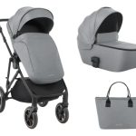 KikkaBoo Kolica Thea 2in1 set sa tvrdom korpom Grey