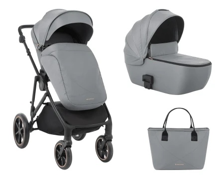 kikkaboo-kolica-thea-2in1-set-sa-tvrdom-korpom-grey-kkb20135100062584 KikkaBoo Kolica Thea 2in1 set sa tvrdom korpom Grey - Слика 1
