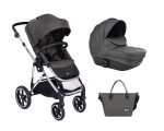 KikkaBoo kolica Thea 3in1 set sa autosedištem i tvrdom korpom dark grey - Слика 3