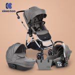 KikkaBoo kolica Thea 3in1 set sa autosedištem i tvrdom korpom light grey
