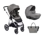 KikkaBoo kolica Thea 3in1 set sa autosedištem i tvrdom korpom light grey - Слика 3